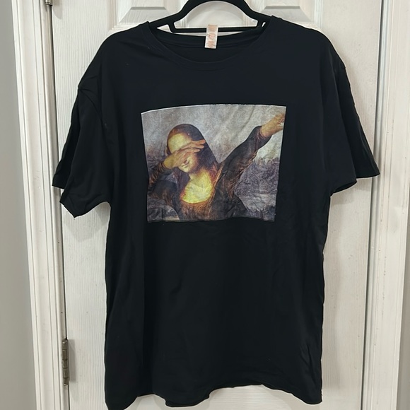 Dabbing Mona Lisa tshirt - Picture 1 of 4